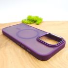 Чохол HOCO Smoke case Matte with MagSafe для iPhone 16 Pro Dark Purple(зас.тов.)