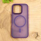 Чохол HOCO Smoke case Matte with MagSafe для iPhone 16 Pro Max Dark Purple