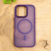 Чохол HOCO Smoke case Matte with MagSafe для iPhone 16 Pro Max Dark Purple