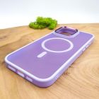 Чохол HOCO Smoke case Matte with MagSafe для iPhone 16 Pro Light Purple