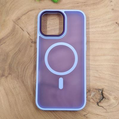 Чохол HOCO Smoke case Matte with MagSafe для iPhone 16 Pro Max Light Purple