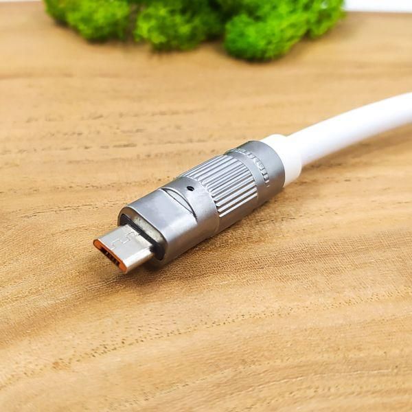 Кабель XO NB227 6A Stout Silicone  USB - MicroUSB  1.2m  White