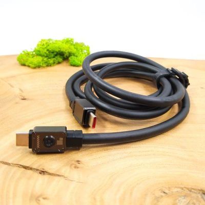 Кабель USAMS US-SJ684 100W Stout Silicone Type-C - Type-C  1.2m Black