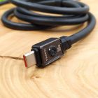 Кабель USAMS US-SJ684 100W Stout Silicone Type-C - Type-C  1.2m Black