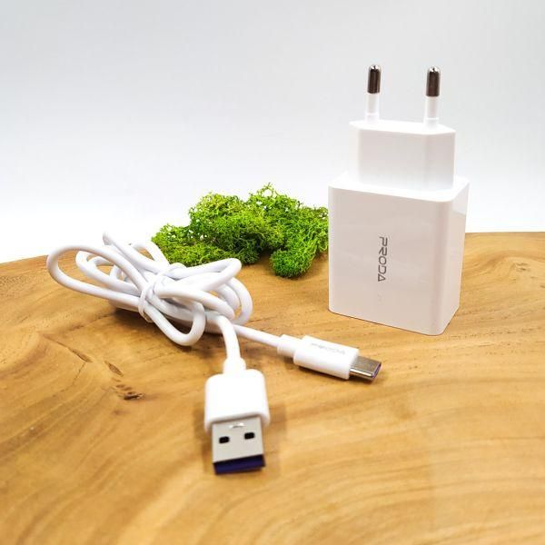 Зарядний комплект Proda PD-A28D з кабелем USB Type-C
