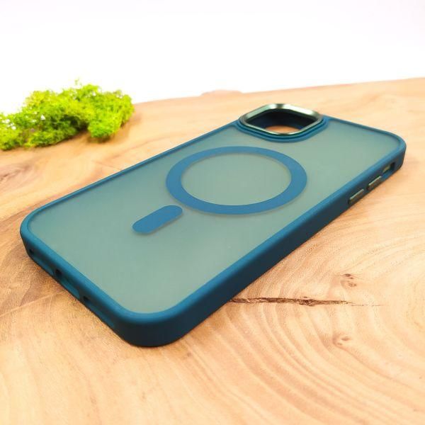 Чохол HOCO Smoke case Matte with MagSafe для iPhone 12/12 Pro Dark Green