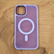 Чохол HOCO Smoke case Matte with MagSafe для iPhone 14 Light Purple