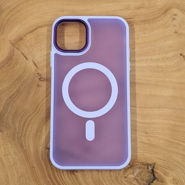 Чохол HOCO Smoke case Matte with MagSafe для iPhone 14 Light Purple