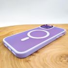 Чохол HOCO Smoke case Matte with MagSafe для iPhone 14 Light Purple