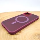 Чохол HOCO Smoke case Matte with MagSafe для iPhone 12/12 Pro Red