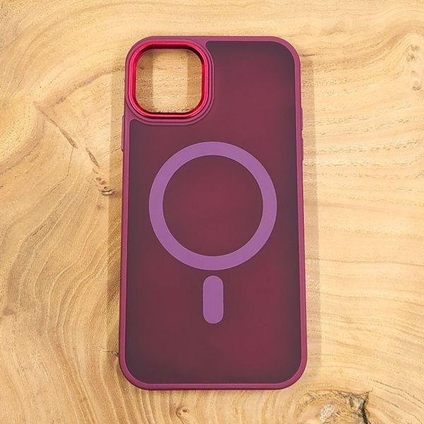 Чохол HOCO Smoke case Matte with MagSafe для iPhone 13 Red