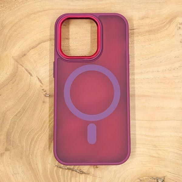 Чохол HOCO Smoke case Matte with MagSafe для iPhone 13 Pro Max Red