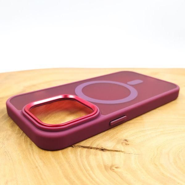 Чохол HOCO Smoke case Matte with MagSafe для iPhone 14 Pro Red