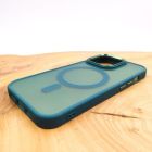 Чохол HOCO Smoke case Matte with MagSafe для iPhone 14 Pro Max Dark Green(зас.тов.)