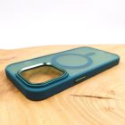 Чохол HOCO Smoke case Matte with MagSafe для iPhone 14 Pro Max Dark Green(зас.тов.)