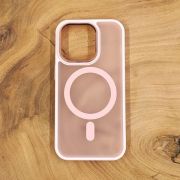 Чохол HOCO Smoke case Matte with MagSafe для iPhone 14 Pro Max Pink