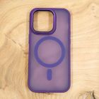 Чохол HOCO Smoke case Matte with MagSafe для iPhone 15 Pro Max Dark Purple