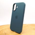 Чохол  Silicone Case with MagSafe для iPhone 16 Lake Green