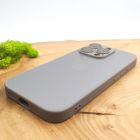 Матовий скляний чохол Glass case для iPhone 16 Pro Natural Titanium
