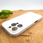 Матовий скляний чохол Glass case для iPhone 16 Pro White Titanium