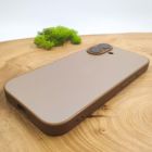 Матовий скляний чохол Glass case для iPhone 16 Desert Titanium