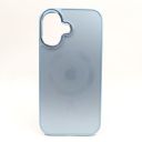 Скляний матовий чохол з MagSafe для iPhone 16 Light Blue