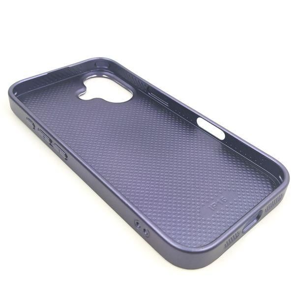 Скляний матовий чохол з MagSafe для iPhone 16 Dark Purple