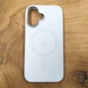 Скляний матовий чохол з MagSafe для iPhone 16 White