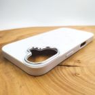Скляний матовий чохол з MagSafe для iPhone 16 White
