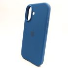 Чохол Silicone Case для iPhone 16 Blue Cobalt