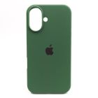 Чохол Silicone Case для iPhone 16 Blue Green