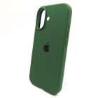Чохол Silicone Case для iPhone 16 Blue Green