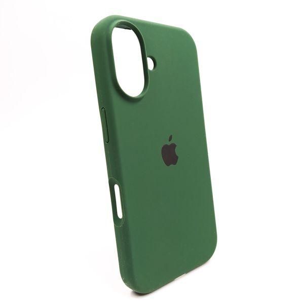 Чохол Silicone Case для iPhone 16 Blue Green