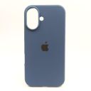 Чохол Silicone Case для iPhone 16 Navy Storm