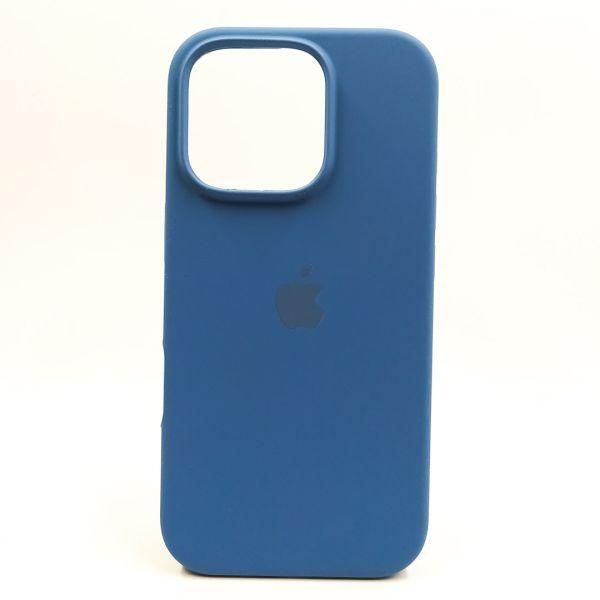 Чохол Silicone Case для iPhone 16 Pro Blue Cobalt