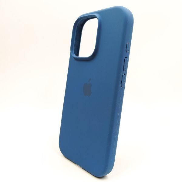 Чохол Silicone Case для iPhone 16 Pro Blue Cobalt