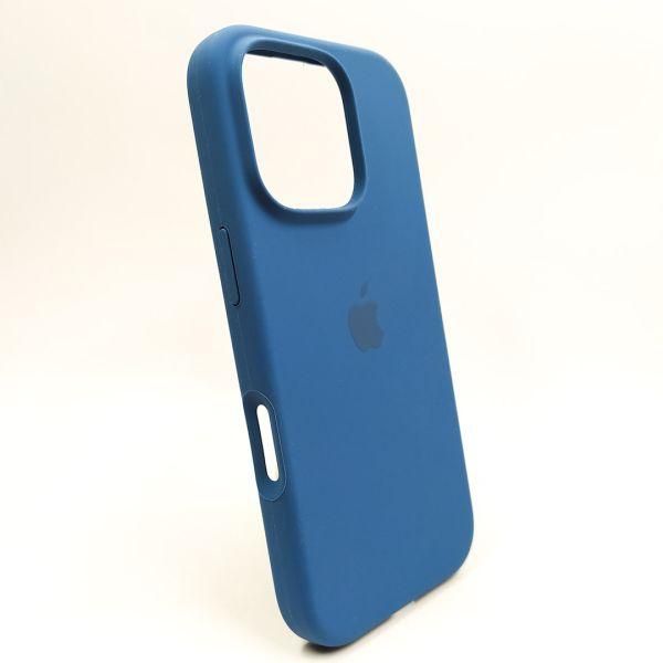 Чохол Silicone Case для iPhone 16 Pro Blue Cobalt