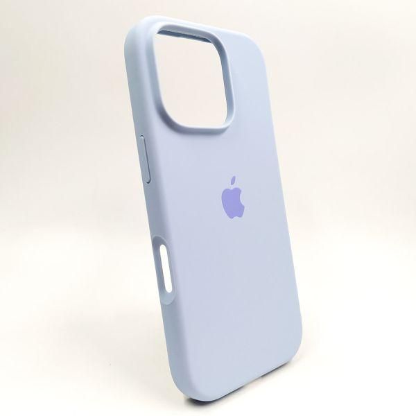 Чохол Silicone Case для iPhone 16 Pro Blue Agate
