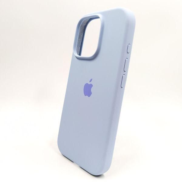 Чохол Silicone Case для iPhone 16 Pro Max Blue Agate