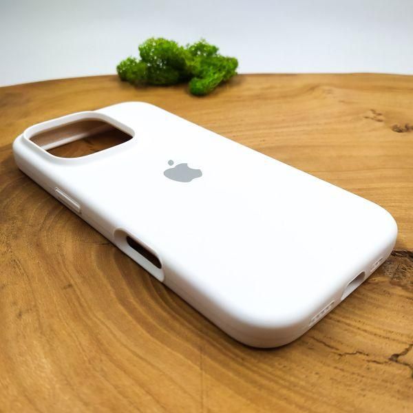Чохол Silicone Case для iPhone 16 Pro Max White