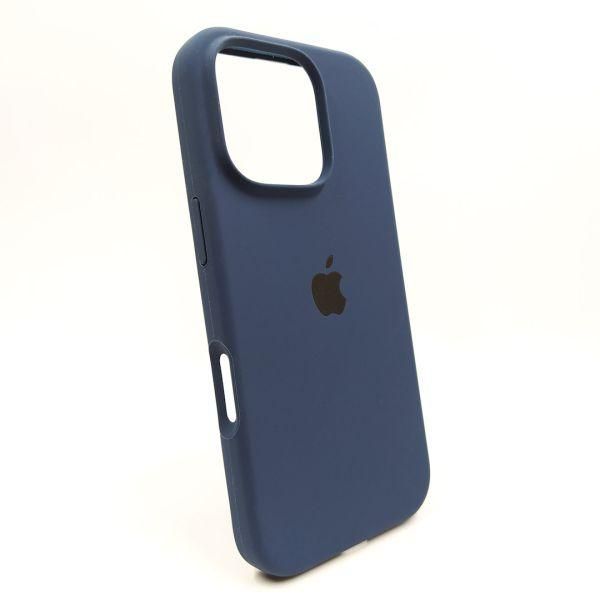 Чохол Silicone Case для iPhone 16 Pro Navy Storm