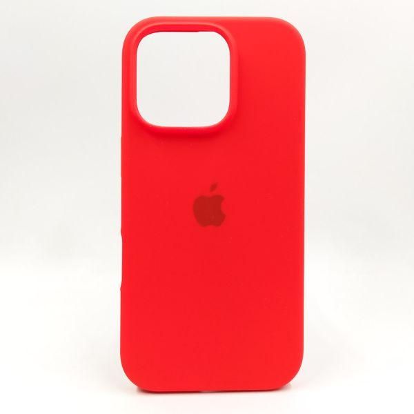 Чохол Silicone Case для iPhone 16 Pro Max Red