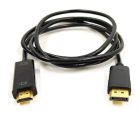 Кабель-адаптер DisplayPort — HDMI 4K (Чорний)
