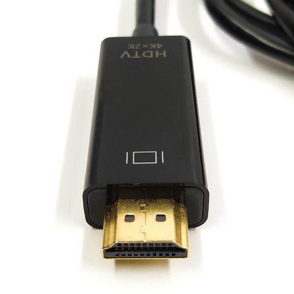 Кабель-адаптер DisplayPort — HDMI 4K (Чорний)