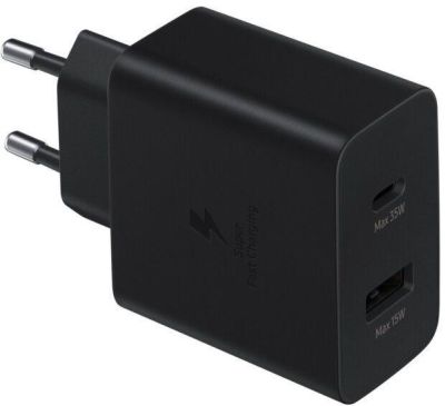 Зарядний пристрій Samsung EP-TA220 35W USB-C+USB-A