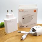 Зарядний комплект Xiaomi 67W Turbo із кабелем USB-A Type-C