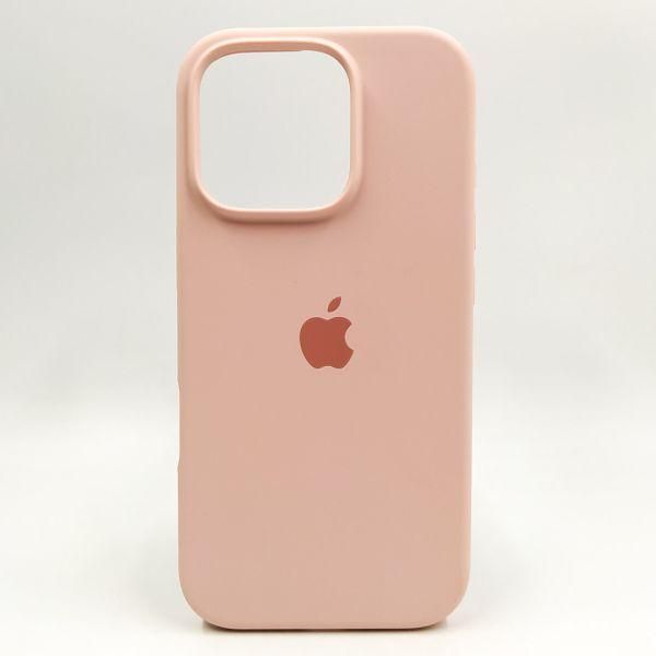 Чохол Silicone Case для iPhone 16 Pro Matte Pink