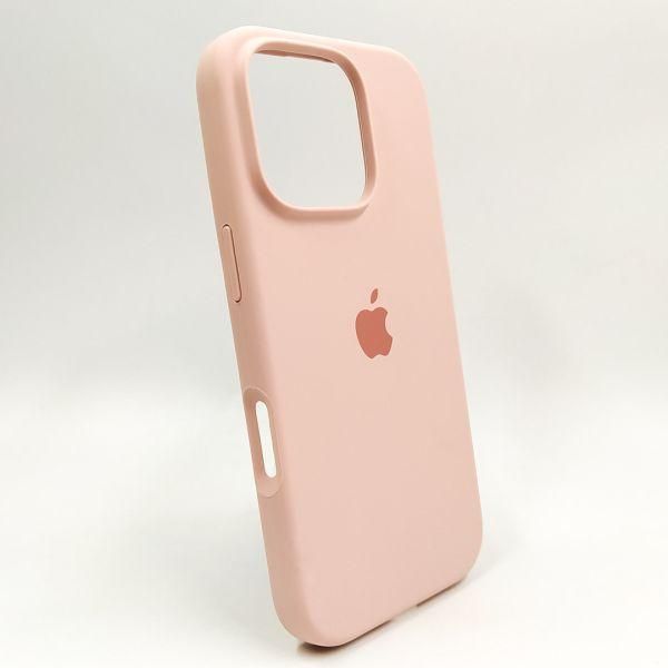 Чохол Silicone Case для iPhone 16 Pro Max Matte Pink