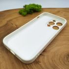 Матовий скляний чохол для iPhone 14 Pro White
