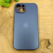 Матовий скляний чохол для iPhone 14 Deep Purple